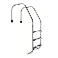 escalera muro ancho piscina comodidad estabilidad