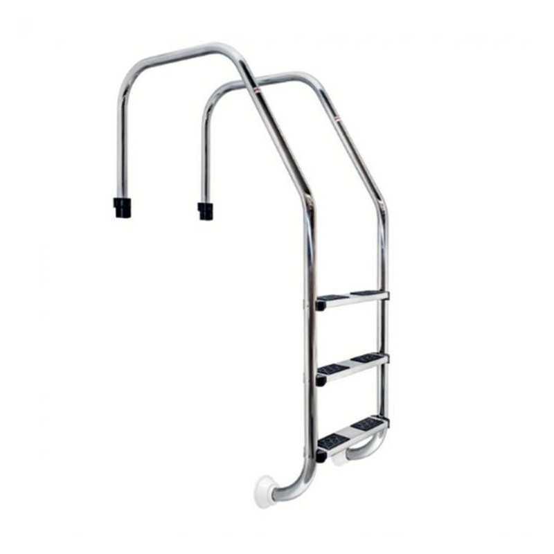 escalera muro ancho piscina comodidad estabilidad