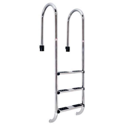 escalera muro estrecho piscina espacios reducidos