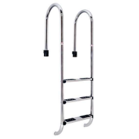 escalera muro estrecho piscina espacios reducidos