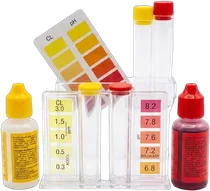 Kit Análisis Cloro y pH | Reactivos Líquidos para Piscina | Piscicamp