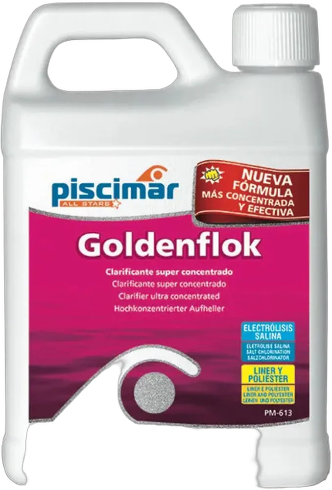 Piscimar GoldenFlok PM-613 | Abrillantador coagulante | Piscicamp Piscimar GoldenFlok PM-613 | Abrillantador coagulante | Piscicamp