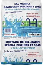 Sal Marina Granulada 25 Kg | Para Cloradores Salinos | Piscicamp