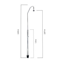 Ducha Acero 1 Brazo C/63 Inoxidable | Profesional Piscina