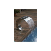 Cascada Bali Acero Inoxidable | Chorro Agua Decorativo Piscina