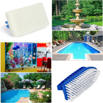 Cepillo Mano Limpieza Bordes Rincones Piscina | Manual