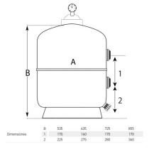 Filtro Belice Compacto Válvula Lateral | Depuradora Profesional