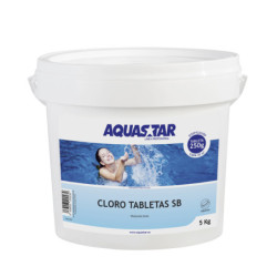 cloro tabletas aquastar 250g tratamiento básico