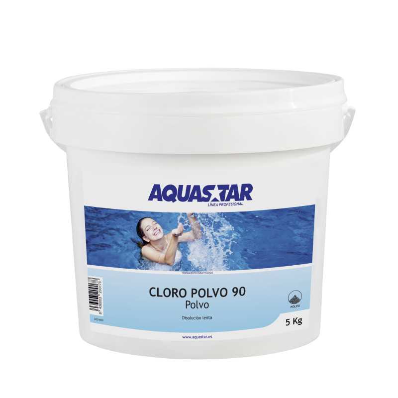 desinfectante polvo aquastar 90% uso intensivo