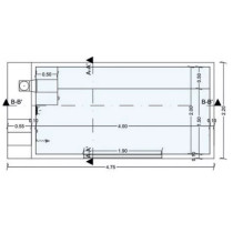 Piscina Modular COMPACT POOL 240 Acero | Compacta Resistente