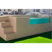 piscina modular compact pool 235 acero