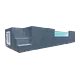 piscina modular compact pool 250 acero