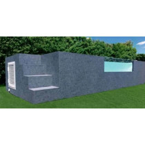 piscina modular compact pool 250 acero