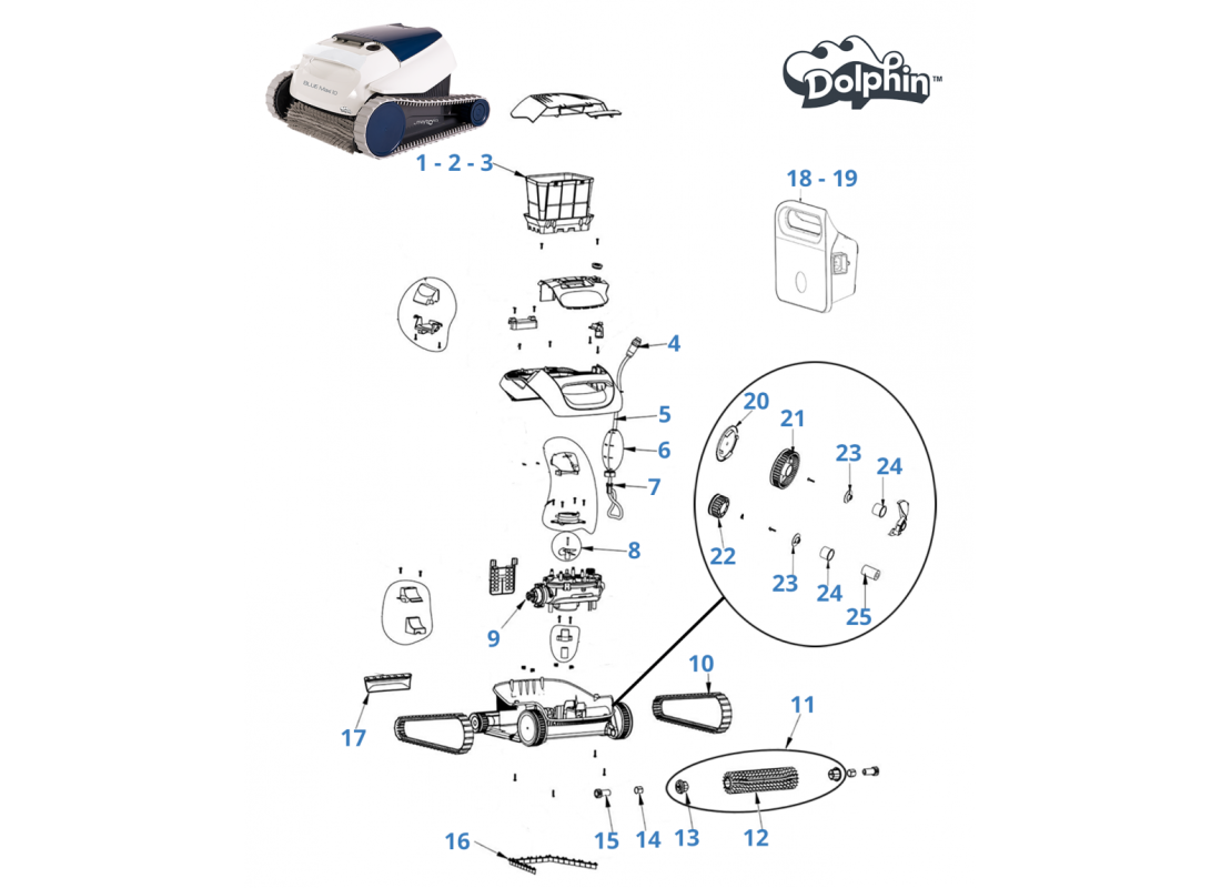 Recambios Blue Maxi 10 | Piscicamp