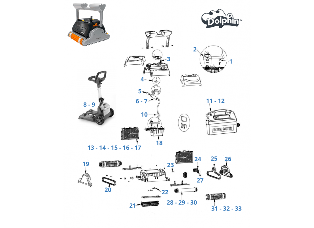 Recambios EX 45 | Piscicamp