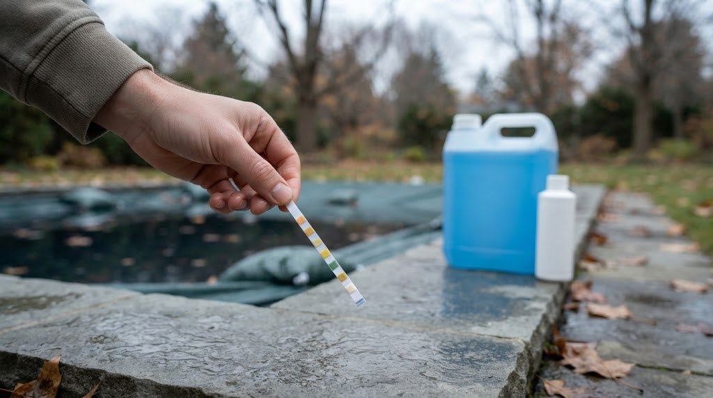 Productos de invernaje para piscina: invernador, regulador de pH y kit de análisis