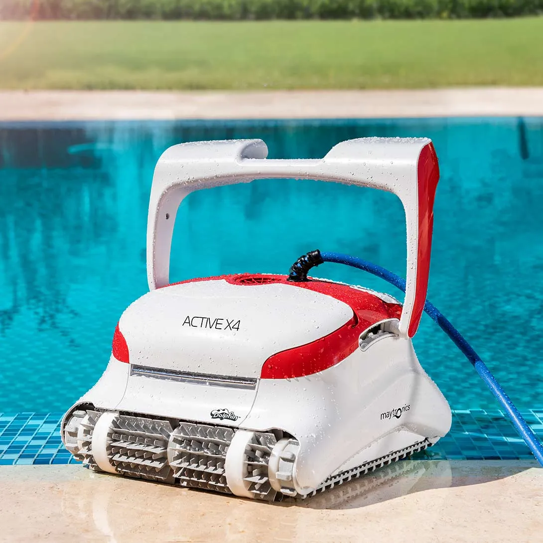 ACTIVE X4 Robot Limpiafondos Vista Frontal