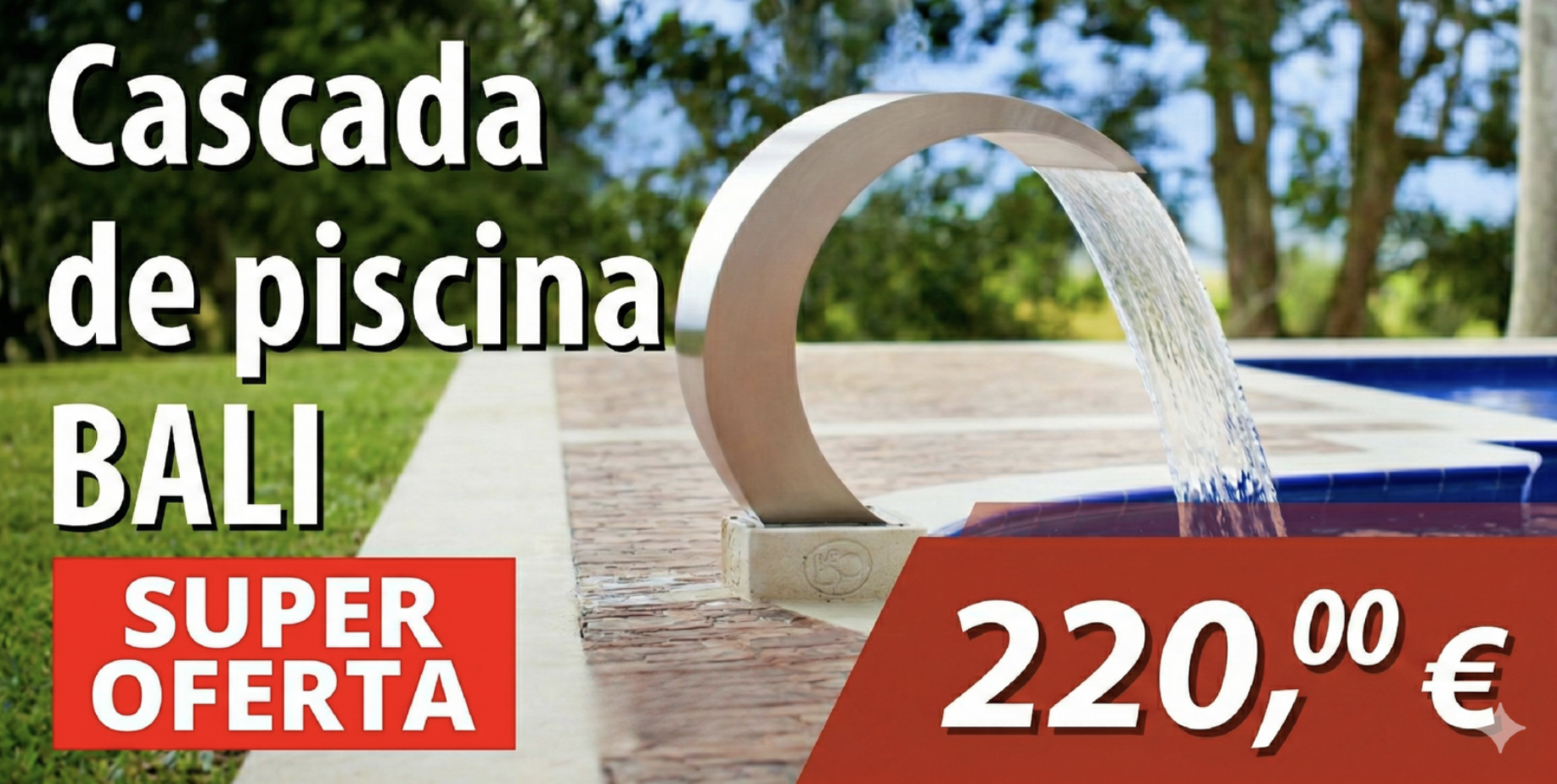 Toboganes y trampolines de piscina